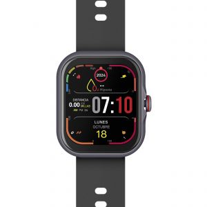 Smart Watch Bluetooth* Touch AMOLED, 1.85”, 3 ATM, 22 mm color negro