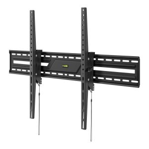 Soporte para TV de 43” a 100”, con ajuste de inclinación y cordones de fácil montaje / desmontaje