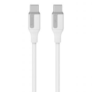 Cable USB C de 1 m 65 W, color blanco