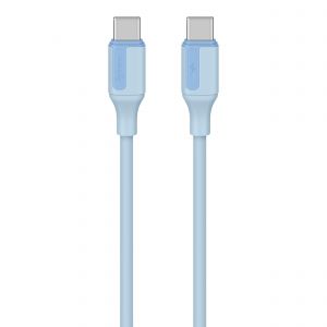 Cable USB C de 2 m 65 W, color azul