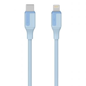 Cable USB C a Lightning de 1 m 30 W, color azul