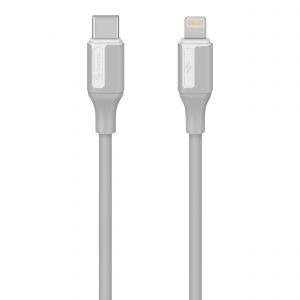 Cable USB C a Lightning de 1 m 30 W, color gris