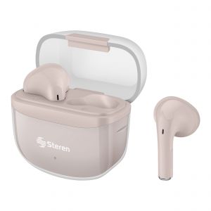 Audífonos Bluetooth* FreePods Crystal Pro TWS touch, color rosa