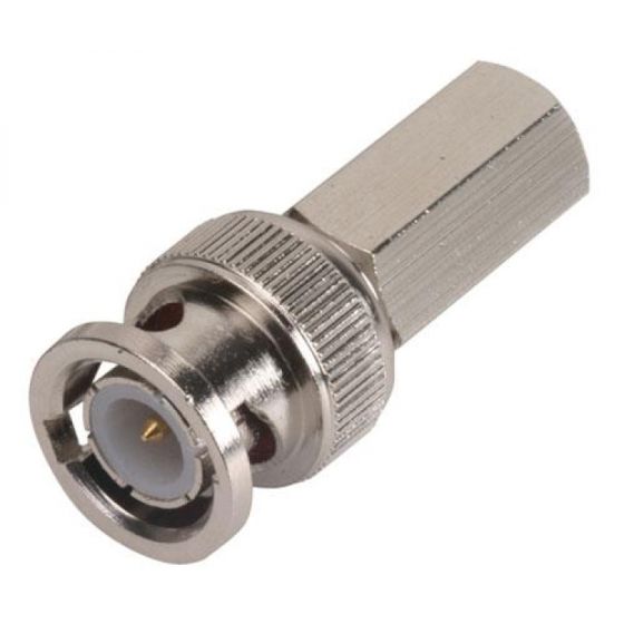 Conector Macho Tipo Bnc De Enroscar Para Cables Rg59 Y