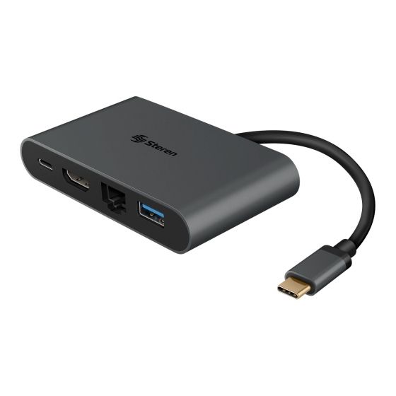 Adaptador USB C a HDMI USB Ethernet RJ45 Pote