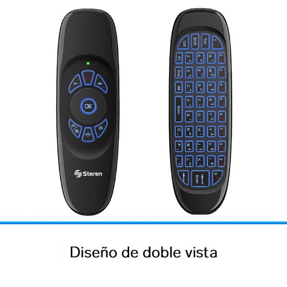 Air mouse teclado con batería recargable para Smart