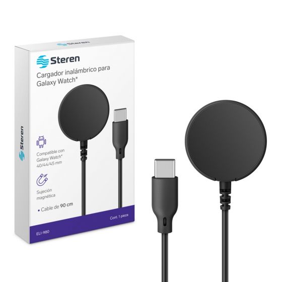 Cargador inalámbrico para Galaxy Watch 40/44/45 mm con