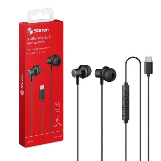 Audífonos USB C manos libres Calidad de audio premium